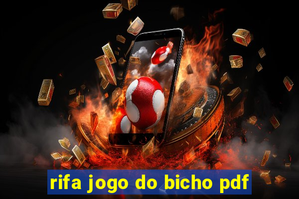 rifa jogo do bicho pdf